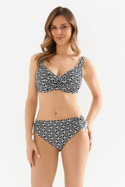 Black and White Nella Bikini Bottom